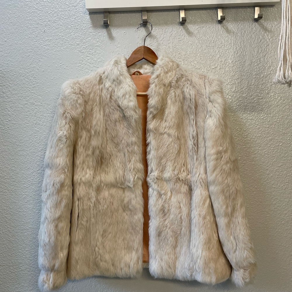 Rabbit fur jacket